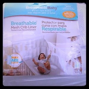 Mesh crib liner